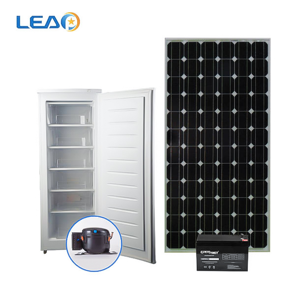 Tủ đông thẳng năng lượng mặt trời DC12 / 24V